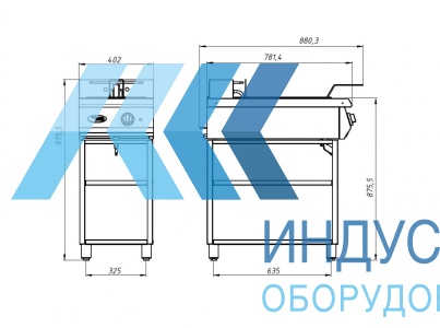 Фритюрница Гриль Мастер ФЖТЛФрЭ (на подставке) - продажа, доставка, сервис, фото № 20607