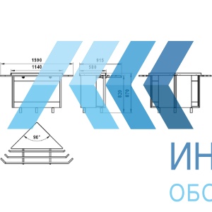 Секция поворотная Тулаторгтехника СП90-1 (внешняя) - продажа, доставка, сервис, фото № 26350