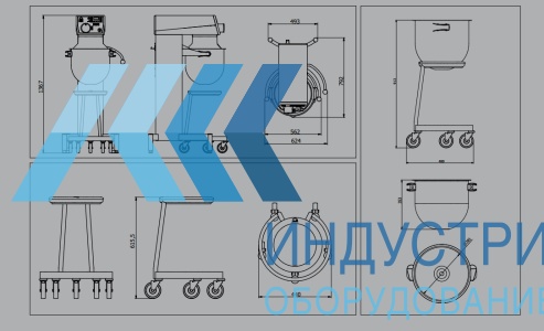 Миксер планетарный Bear Varimixer KODIAK 30 - продажа, доставка, сервис, фото № 13457