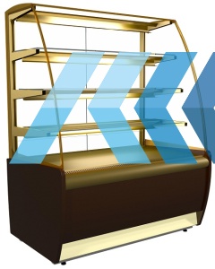 Витрина нейтральная Полюс 0,9 Carboma - продажа, доставка, сервис, фото № 21396