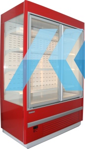 Витрина пристенная Полюс ВХСп-1,0 INOX Carboma Cube FС 20-07 VM 1,0-2 0430 - продажа, доставка, сервис, фото № 21645