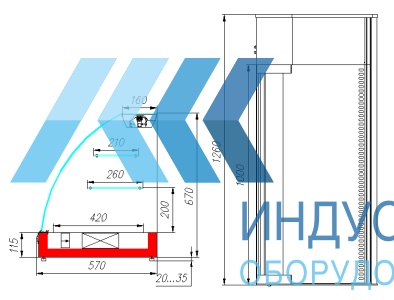 Витрина холодильная Полюс ВХС-1,2 Арго XL (A57 VM 1,2-1) серый цвет - продажа, доставка, сервис, фото № 21417