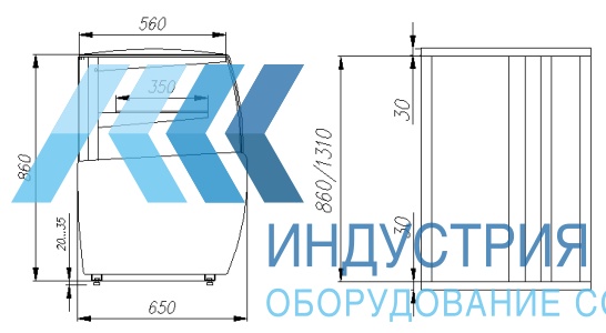 Витрина холодильная Полюс ВХСв - 1,3д Carboma Mini ТЕХНО (K70 VM 1,3-12) - продажа, доставка, сервис, фото № 21430