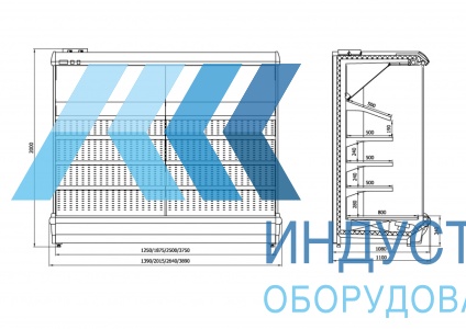 Горка фруктовая Enteco Немига П1 125 ВВ (высота 2000мм) (+1...+10) - продажа, доставка, сервис, фото № 22599
