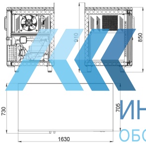 Холодильный стол Polair TD3GN-G - продажа, доставка, сервис, фото № 28429