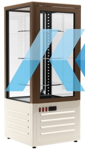 Шкаф кондитерский Полюс Carboma D4 VM 120-2 (R120Cвр бежево-коричневый, стандартные цвета) - продажа, доставка, сервис, фото № 21766