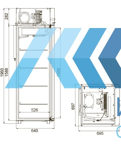 Шкаф холодильный Polair CM105-Sm - продажа, доставка, сервис, фото № 28280