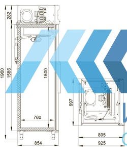 Шкаф холодильный Polair CM107-G - продажа, доставка, сервис, фото № 11323