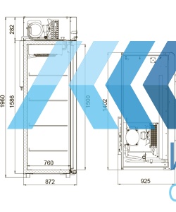 Шкаф холодильный Polair CV114-Sm - продажа, доставка, сервис, фото № 28290