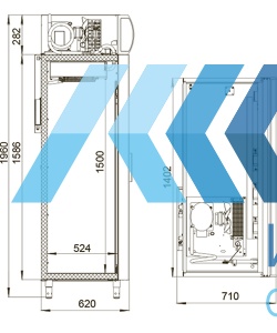 Шкаф холодильный Polair DV110-S - продажа, доставка, сервис, фото № 14700