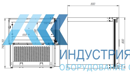 Шкаф шоковой заморозки Polair Light CR3-L - продажа, доставка, сервис, фото № 28306