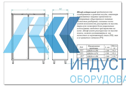 Шкаф нейтральный Abat ШКН 6-5РН - продажа, доставка, сервис, фото № 51866