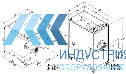 Мясорубка KT LM-32/P - продажа, доставка, сервис, фото № 9314